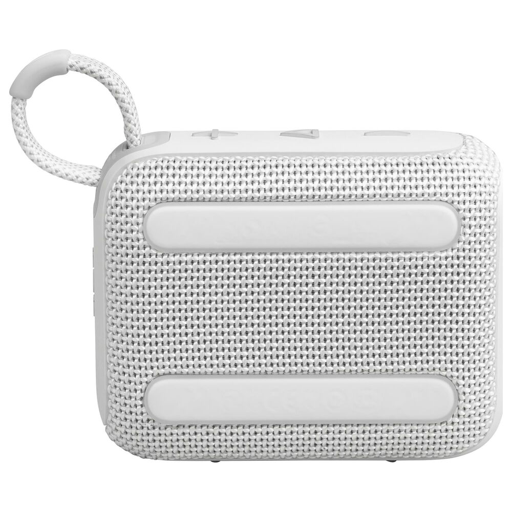 JBL Go 4 Portable Waterproof Bluetooth Speaker in White, , large