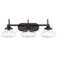 Golden Lighting Nash 3-Light Bath Vanity in Matte Black, , large