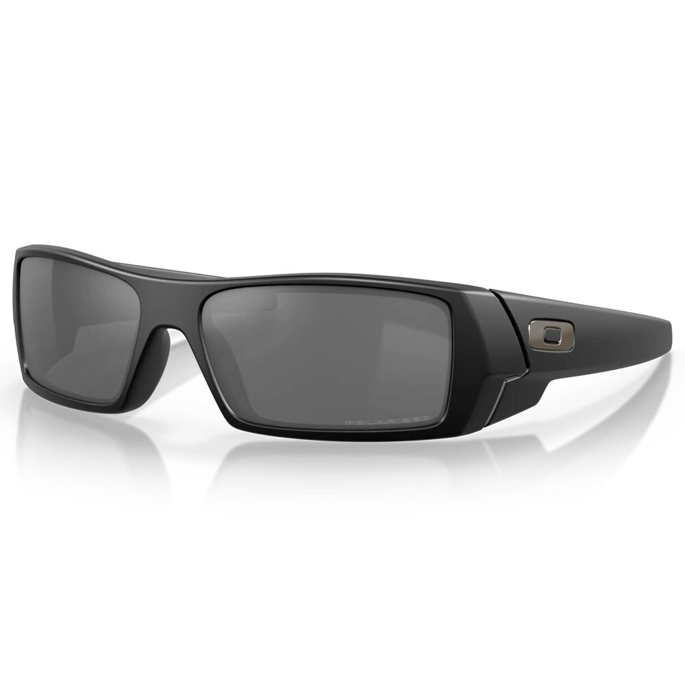 Oakley Men"s Sunglasses with Black Iridium Polarized Lenses in Matte Black, , large