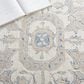 Safavieh Micro-Loop MLP503M 3" x 5" Blue and Ivory Area Rug, , large