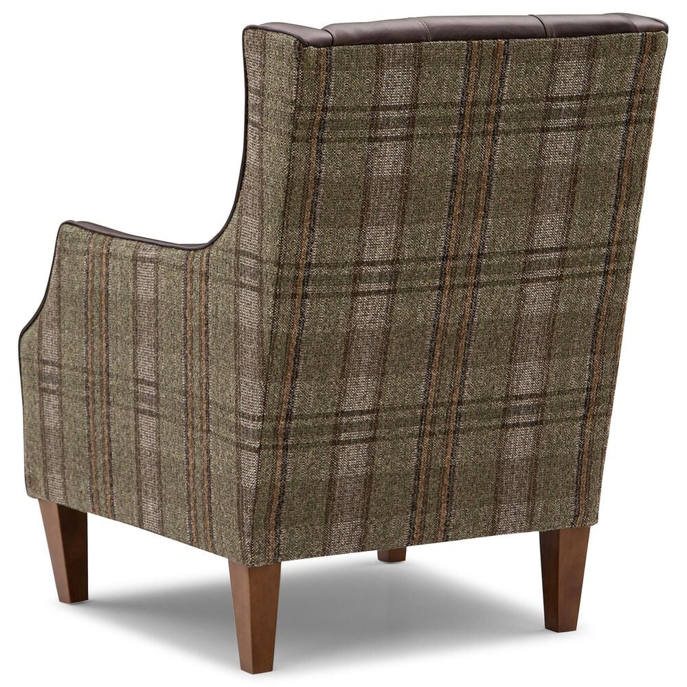 Best Home Furnishings Keatling Accent Chair in Dark Brown and Moss, , large