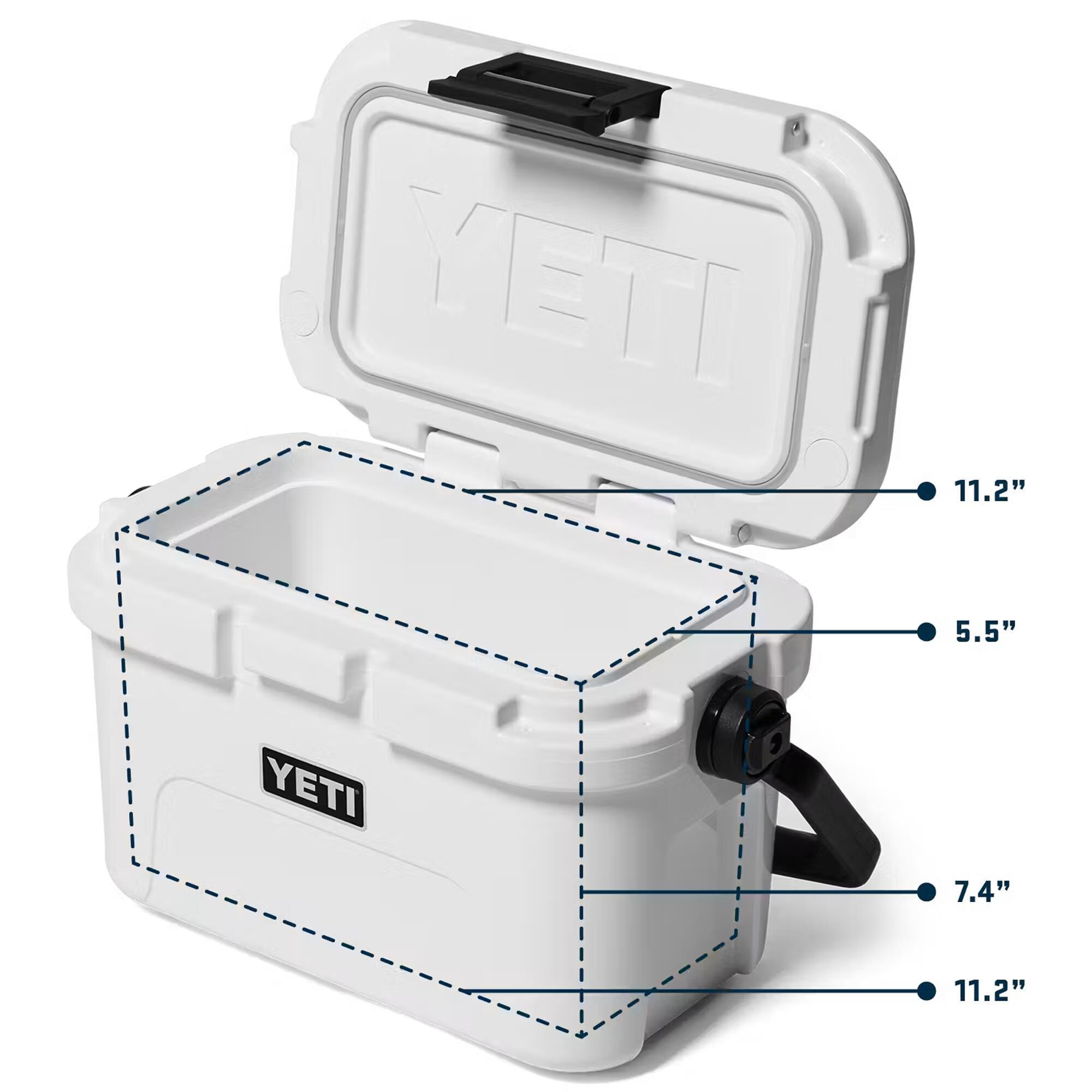 YETI Roadie 8 Hard Cooler in Pace Purple and Blue