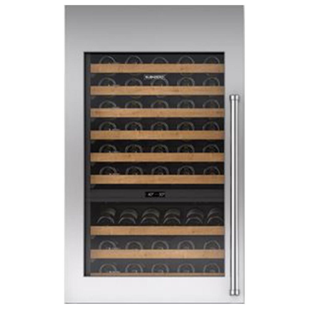 Roth Distributing Integrated 30" Tall Wine Storage Door Panel with Pro Handle Left Hinge in Stainless Steel, , large