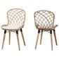 Baxton Studio Sabelle Side Chair in Natural Brown and Greywashed (Set of 2), , large