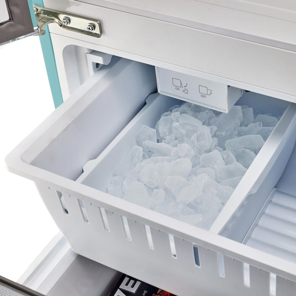 Unique Appliances Classic Retro 21.4 Cu. Ft Frost Free Counter Depth French Door Refrigerator in Ocean Mist Turquoise, , large