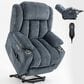 Hearth and Haven Power Lift Recliner in Blue, , large