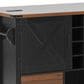 HOMLUX 54" Kitchen Island with Drop Leaf in Black, , large