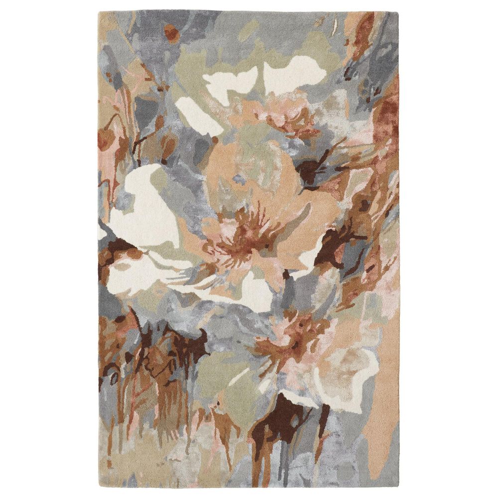 Feizy Dafney 5" x 8" Beige and Multicolor Area Rug, , large