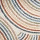 Nourison Astra Machine Washable 3"3" x 5" Ivory and Multicolor Area Rug, , large