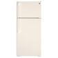 GE Appliances 16.6 Cu. Ft. Energy Star Top Freezer Refrigerator in Bisque, , large