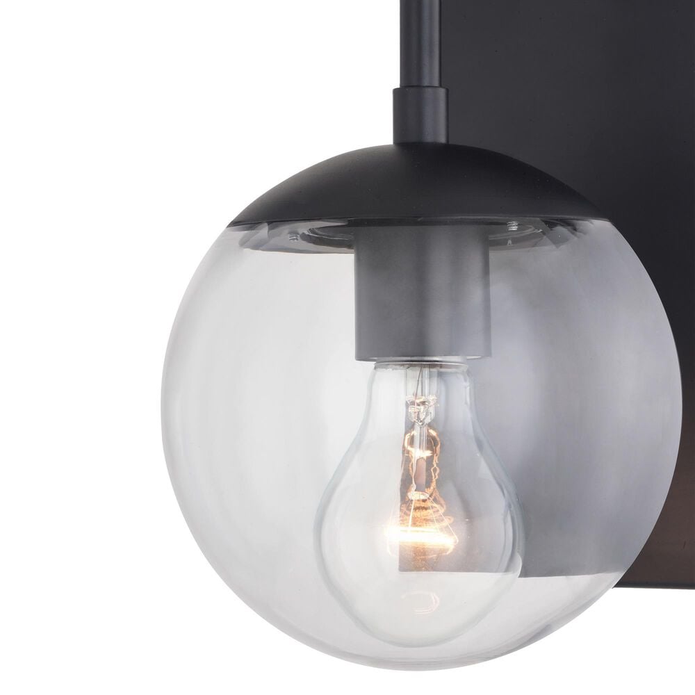 Vaxcel Keeler 12" 1-Light Outdoor Wall Sconce in Matte Black, , large