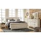 Ashley Bellaby King Panel Bed in Whitewash, , large