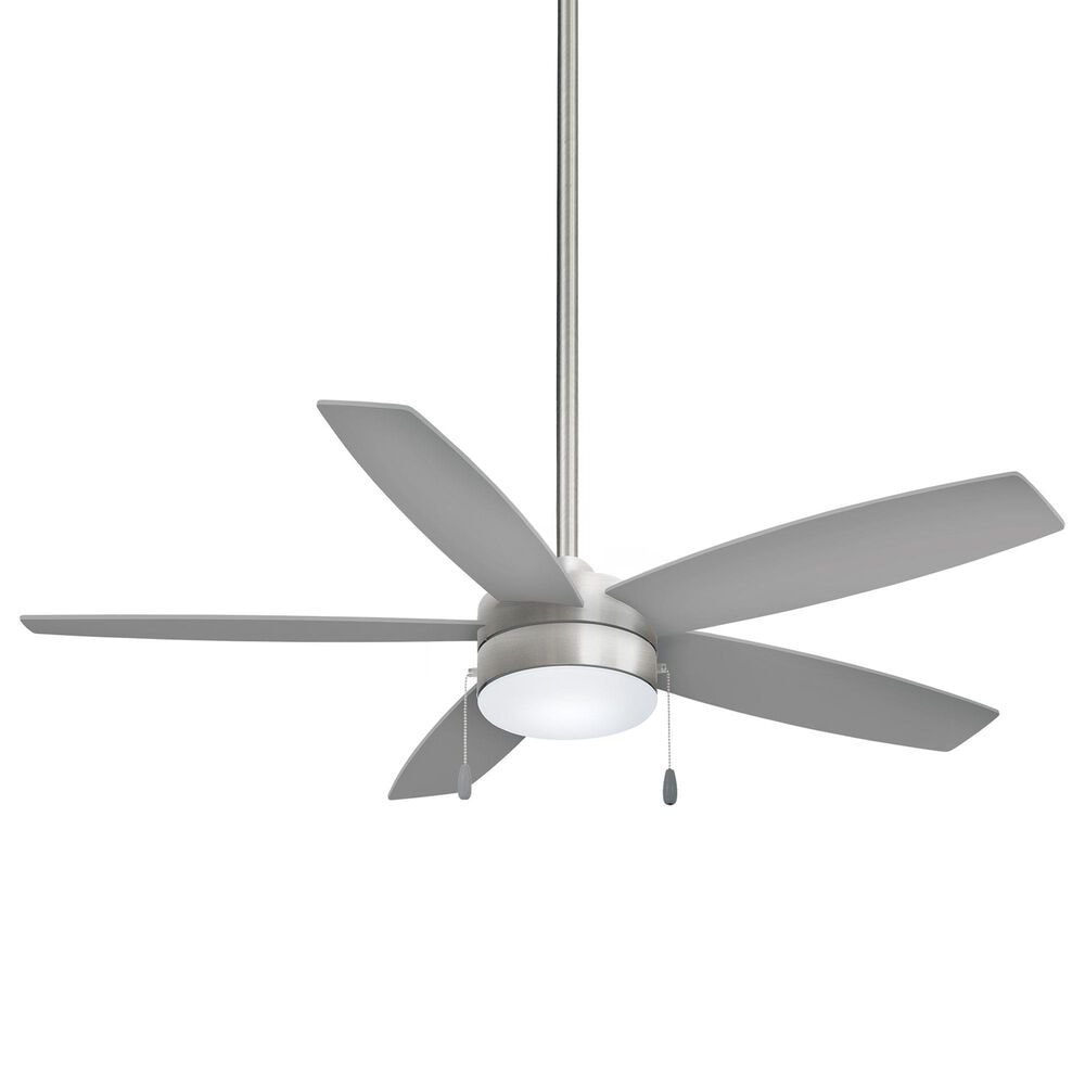 Minka-Aire Airetor III 52" Ceiling Fan with LED Light in Brushed Nickel, , large