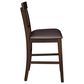 Ashley Haddigan 6-Piece Rectangular Dining Set in Smoky Dark Brown, , large