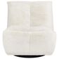 Jennifer Taylor Home Rearden Manual Swivel Glider Recliner in Pearl White, , large