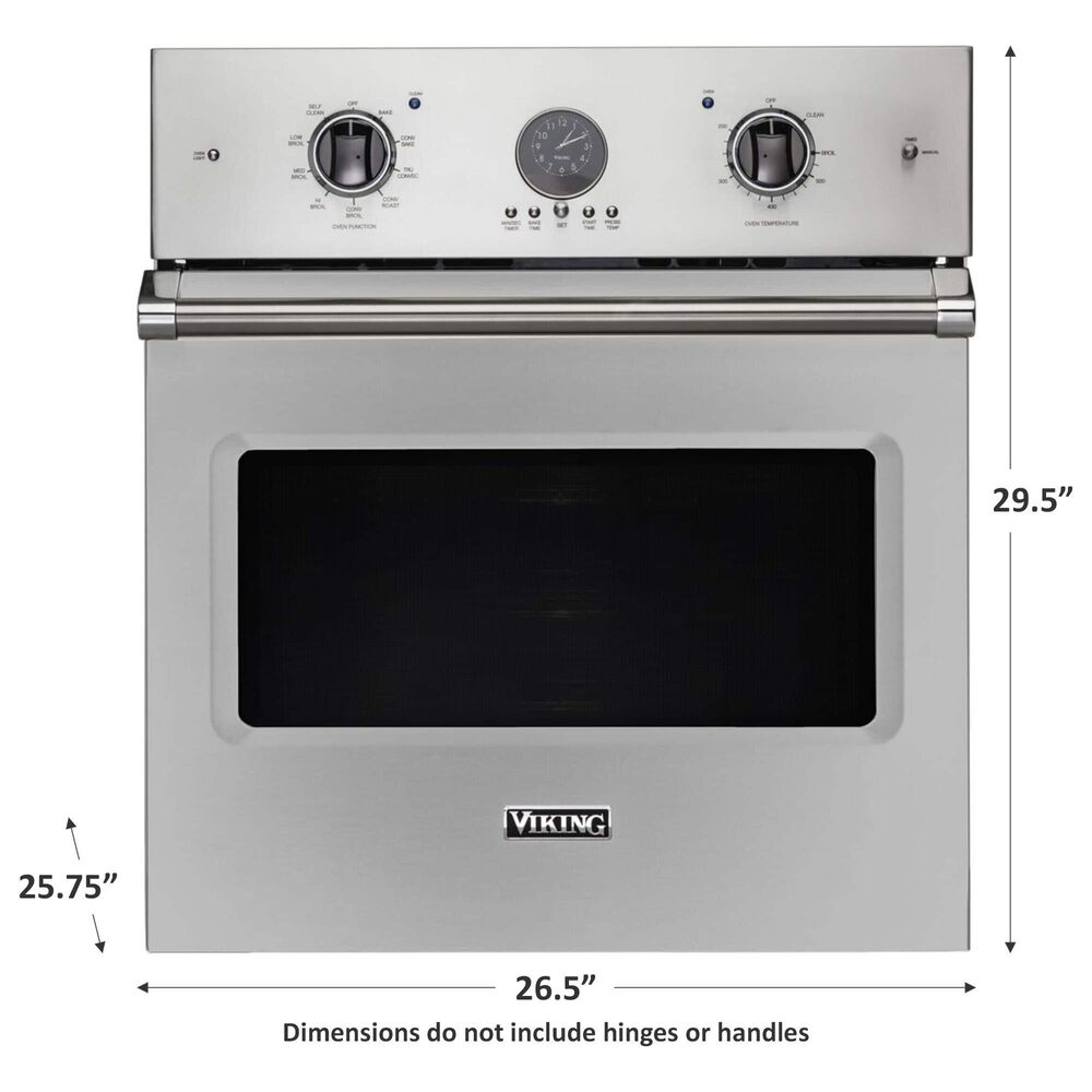 Viking Range 27&quot; Electric Single Wall Oven in Stainless Steel, , large