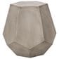 Hearth and Haven Calgary Hexagonal Patio Side Table in Light Grey, , large