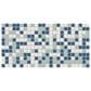 Dal-Tile Keystones Macaron Blend 1" x 1" on 12" x 24" Porcelain Mosaic Sheet, , large