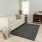 RIZZY Kiki Charcoal, Rust, Beige and Ivory 4" x 6" Area Rug, , large