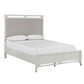 Davis International Solitude 4 Piece Queen Panel Bedroom Set in White Rub Through Finish, , large