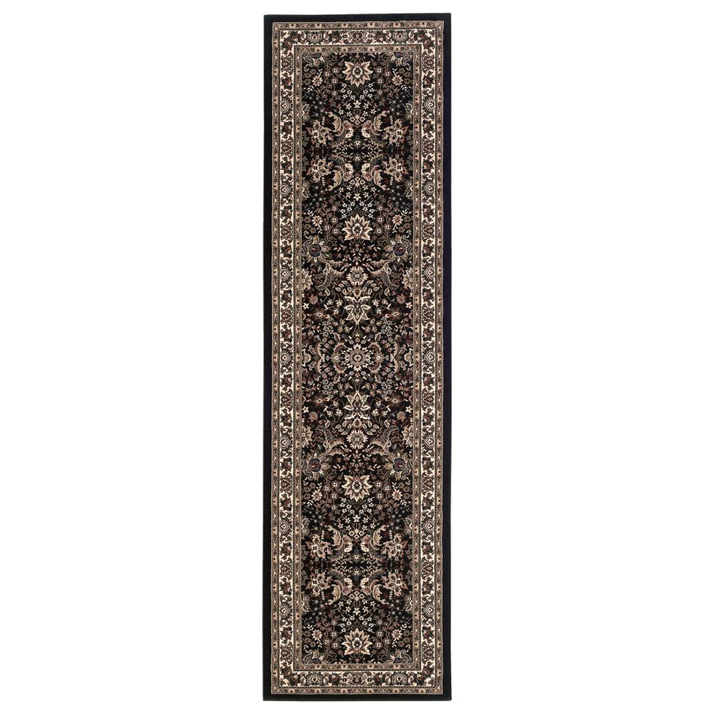 Oriental Weavers Ariana 213K 2"3" x 7"9" Black Runner, , large