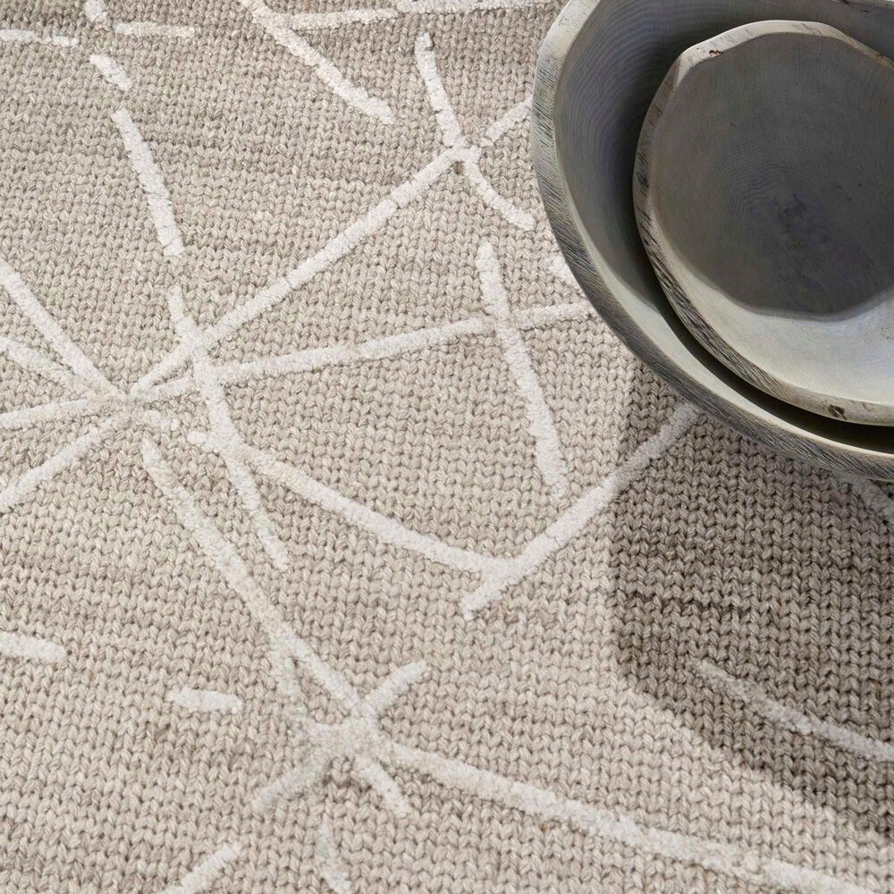 Nourison Wander 8&#39;6&quot; x 11&#39;6&quot; Taupe Area Rug, , large