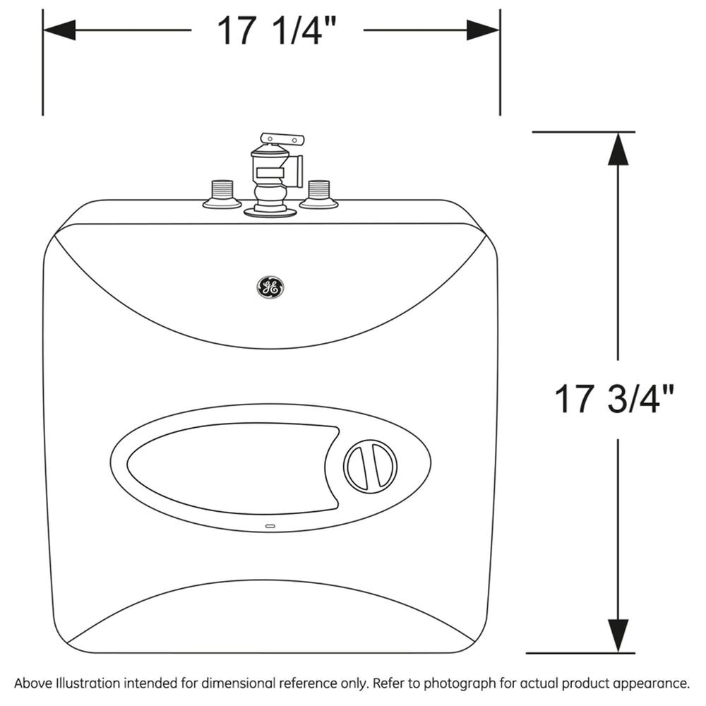 GE Appliances 6-Gallon Mini Electric Point of Use Water Heater in Gray, , large