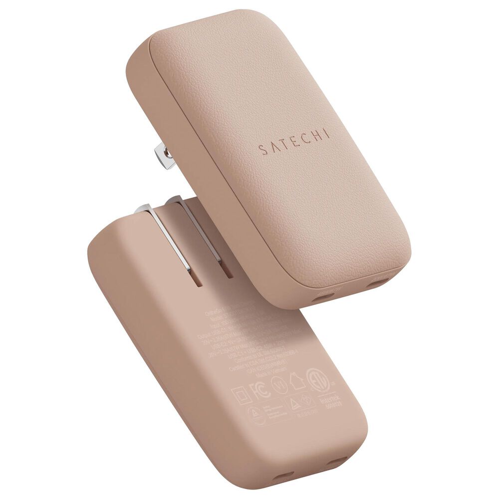 Satechi OntheGo 67W Slim Wall Charger in Desert Rose, , large