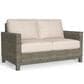 Serenity Timberline Stationary Patio Loveseat in Cast Pumice, , large