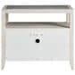Universal Furniture Avaline Carmen 2 Drawer Nightstand with AC and USB Port in White Oak, , large
