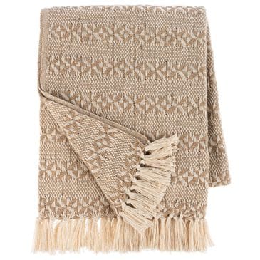 Ganz USA 50" x 60" Diamond Striped Pattern Throw in Multicolor, , large