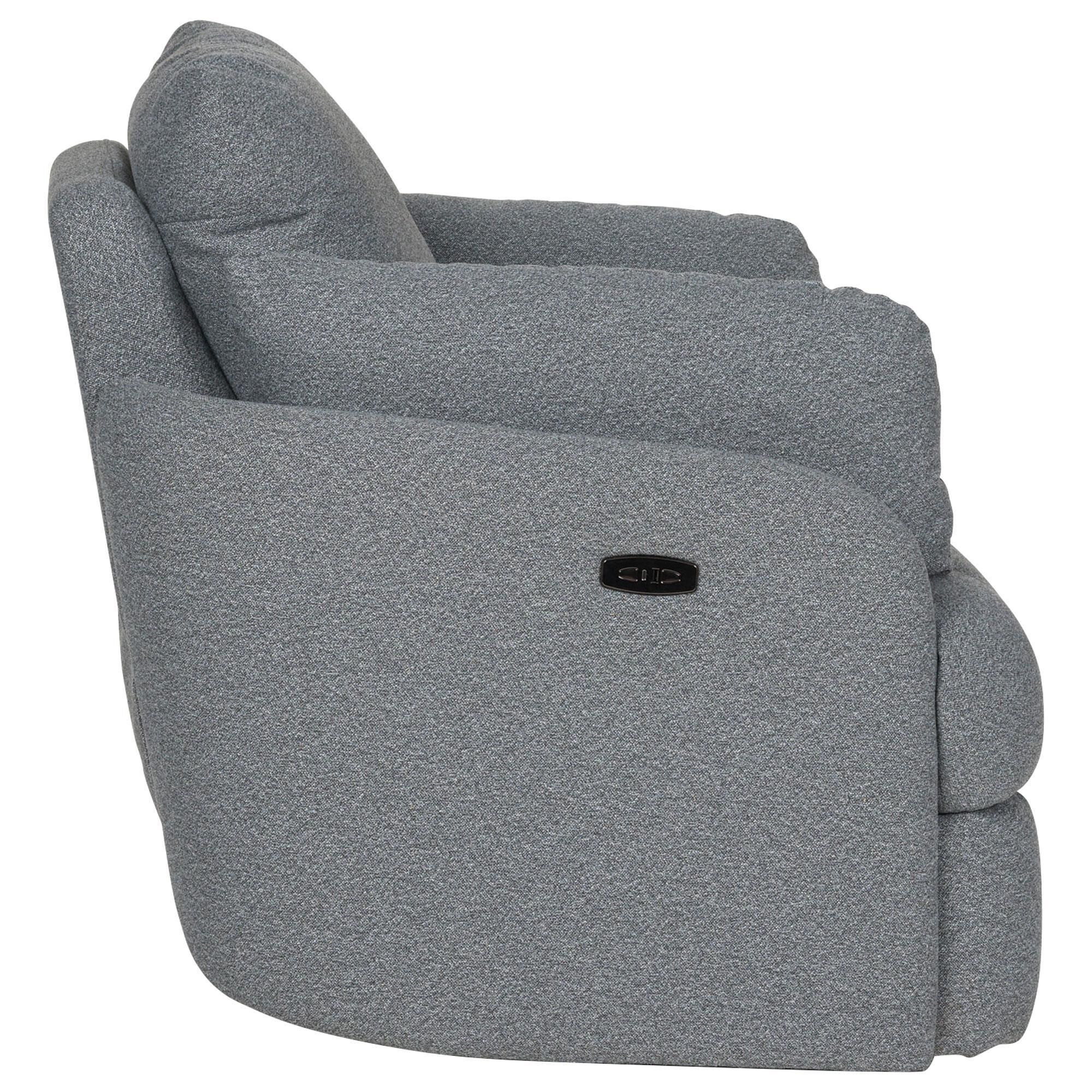 Ashley Alainmont Next-Gen Nuvella Power Swivel Recliner in Salt