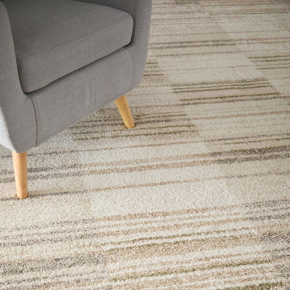 Feizy Richmond Gray and White 10&#39; x 12&#39;8&quot; Area Rug, , large