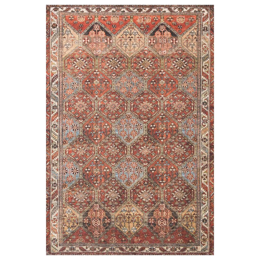 Loloi Loren LQ-16 7"6" x 9"6" Spice Area Rug, , large