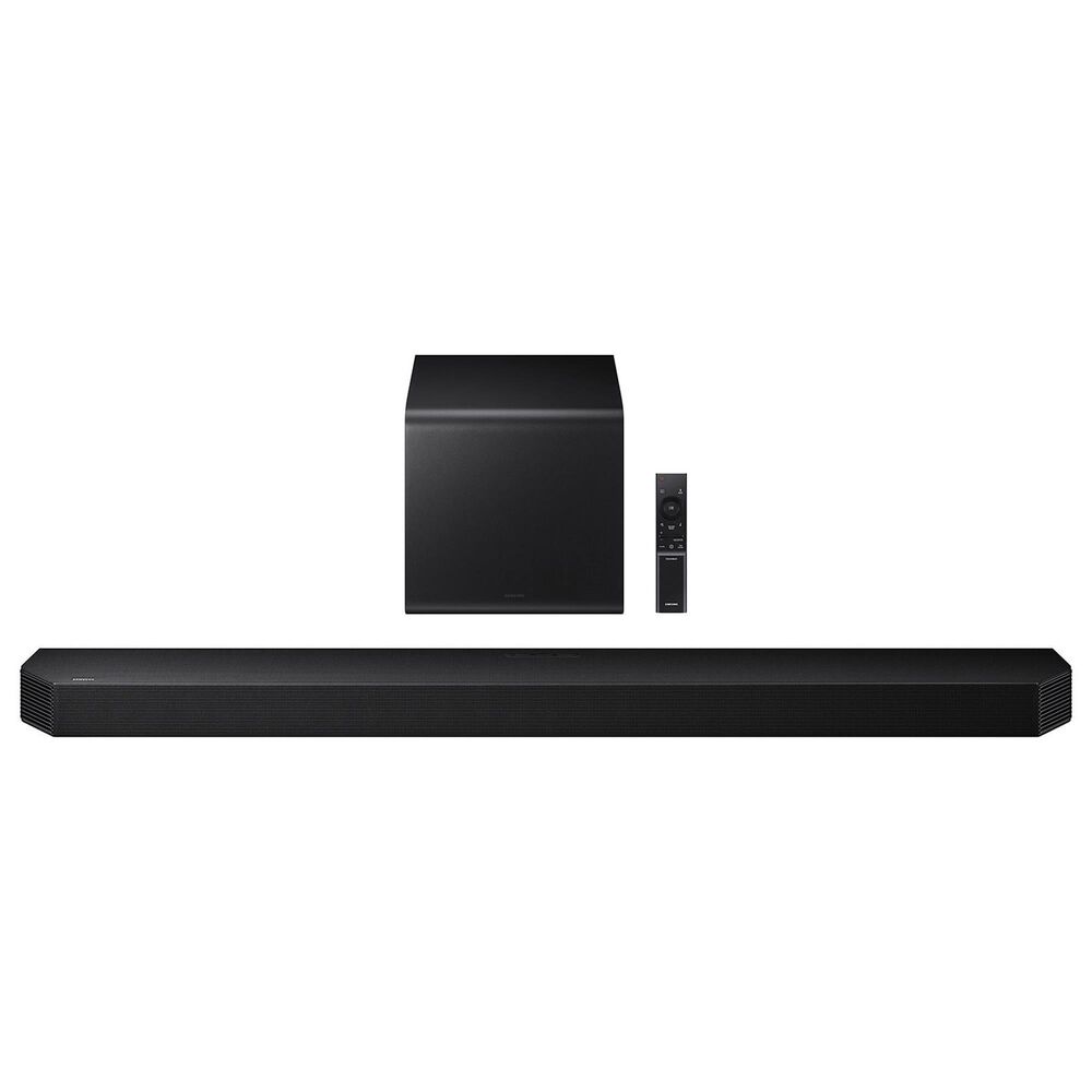 Samsung 85" Class R85H Series Micro RGB 4K UHD Vision AI - Smart Tizen TV with Q-Series 5.1.2 Channel Soundbar System in Titan Black and Black, , large