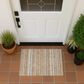 Dalyn Rug Company Soft Essentials Striped Copper 1"8" x 2"6" Indoor/Outdoor Area Rug, , large