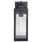 Vaxcel Kinzie 14.25" 1-Light Outdoor Wall Sconce in Textured Black, , large