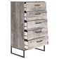 Ashley Neilsville 5-Drawer Chest in Whitewash and Dark Brown, , large