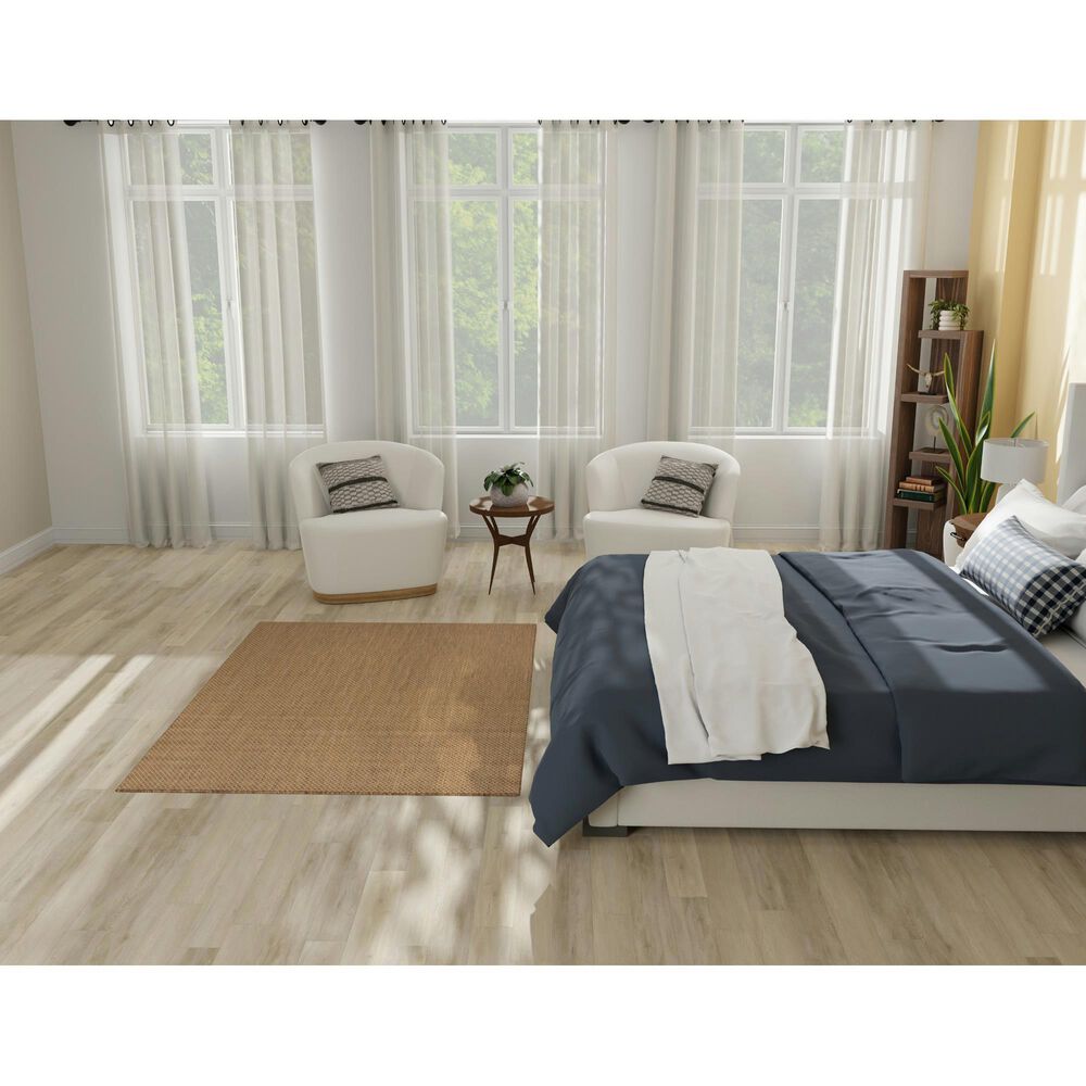 Nourison Courtyard Jute 4&#39; x 6&#39; Indoor/Outdoor Area Rug, , large