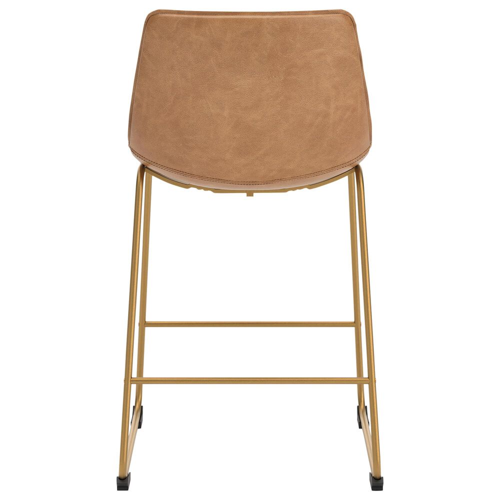 Ashley Ciabori 23.75" Counter Height Barstool in Gold, , large