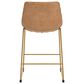 Ashley Ciabori 23.75" Counter Height Barstool in Gold, , large