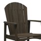 Hearth and Haven Outdoor Adirondack Dining Chair in Grey (Set of 2), , large