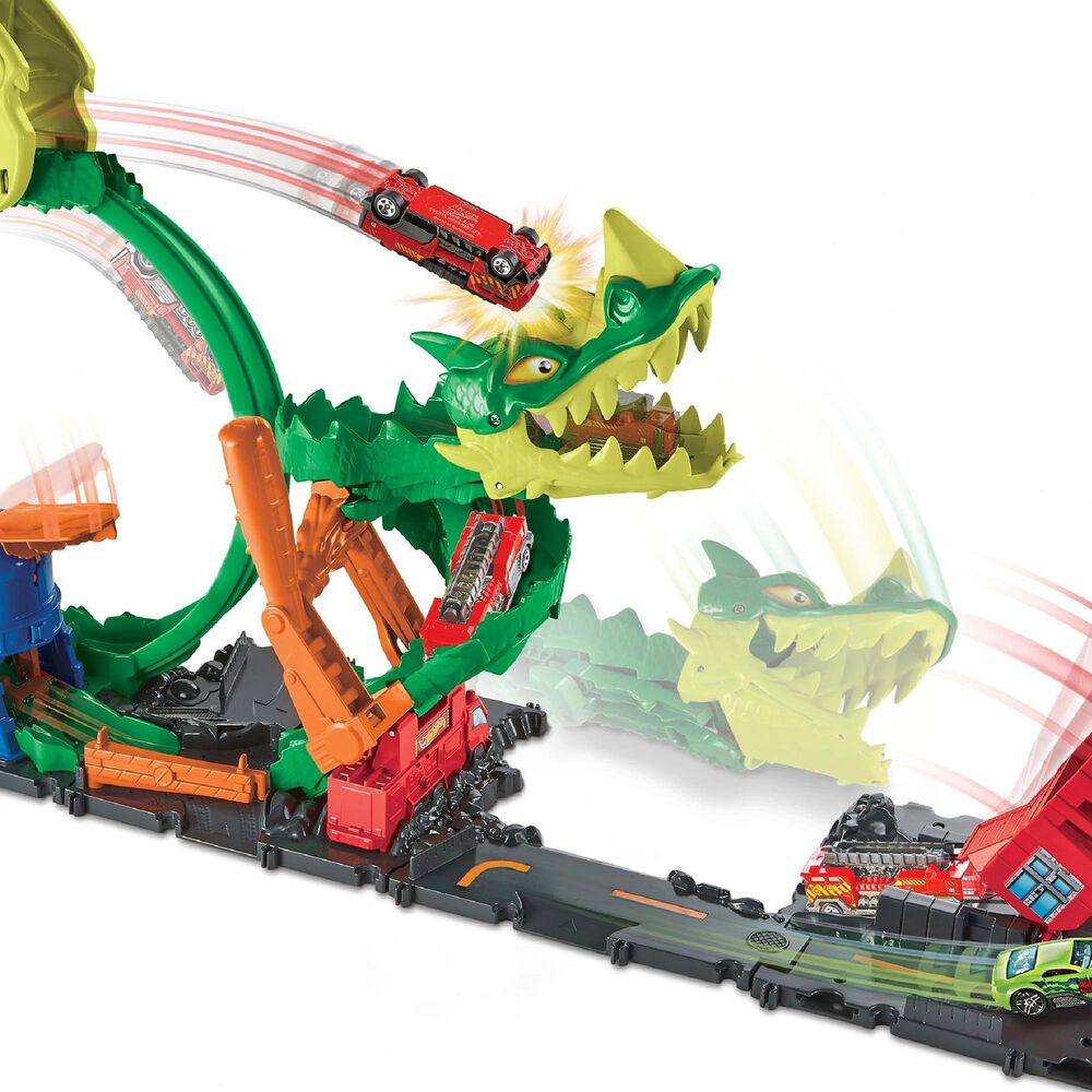 Hot Wheels Dragon Drive Firefight, , large