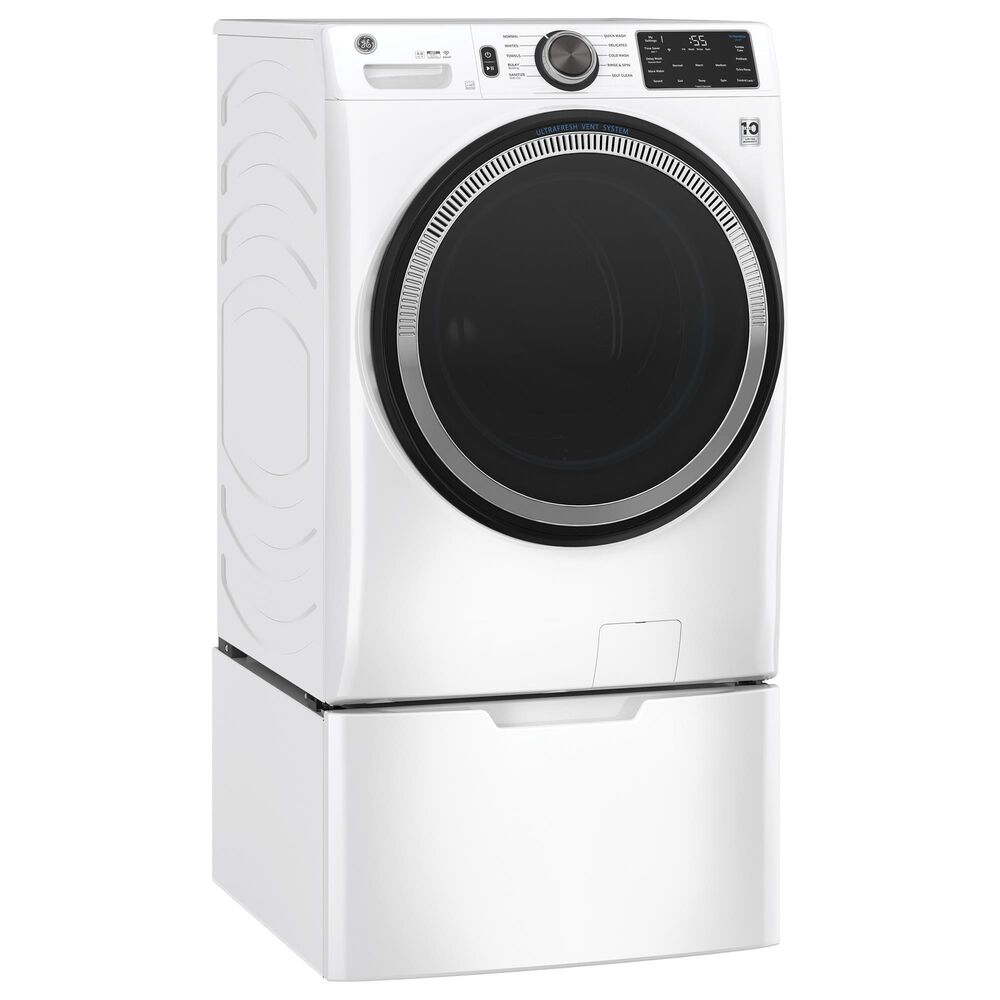 GE Appliances 4.8 Cu. Ft. Front Load Washer and 7.8 Cu. Ft. Electric