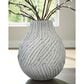 Ashley Shelvie 11.75" Vase in Distressed White, , large