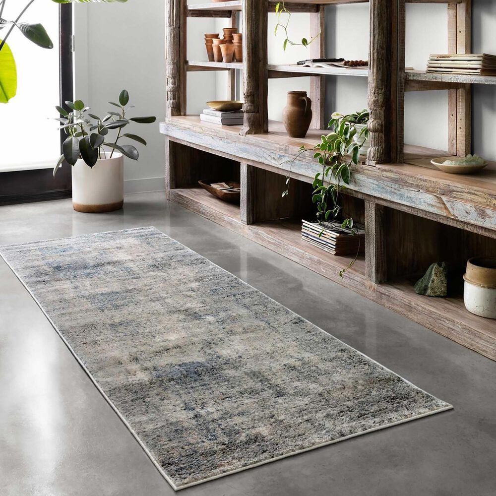 Loloi II Teagan TEA-05 2&#39;8&quot; x 13&#39; Denim and Slate Runner, , large