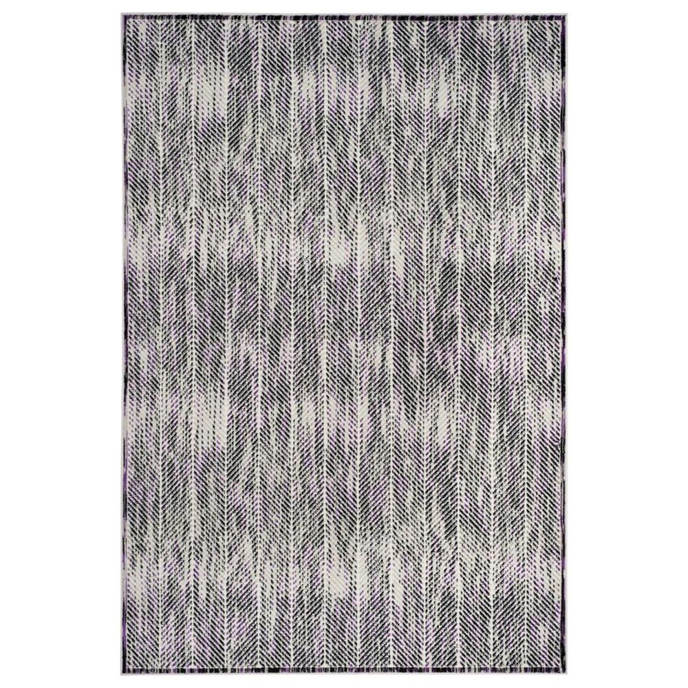 Safavieh Skyler SKY194R 4" x 6" Gray and Purple Area Rug, , large