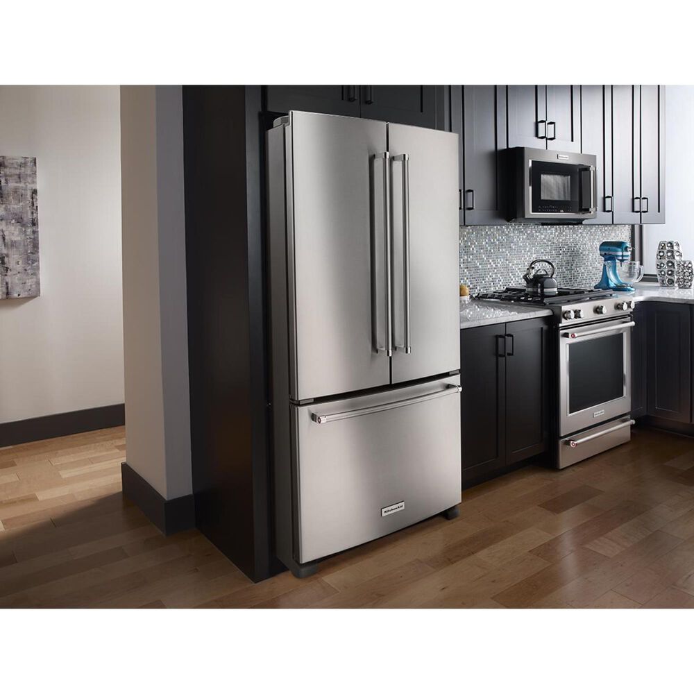 KitchenAid 25 Cu. Ft. French Door Refrigerator In Stainless Steel, , large