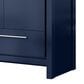Lexora Home Lafarre 36" Single Bathroom Vanity in Navy Blue with 2 cm White Cultured Marble Top and Rectangular Sink, , large