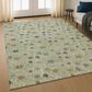 Dalyn Rug Company Soft Essentials Floral Cactus 8" x 10" Indoor/Outdoor Area Rug, , large